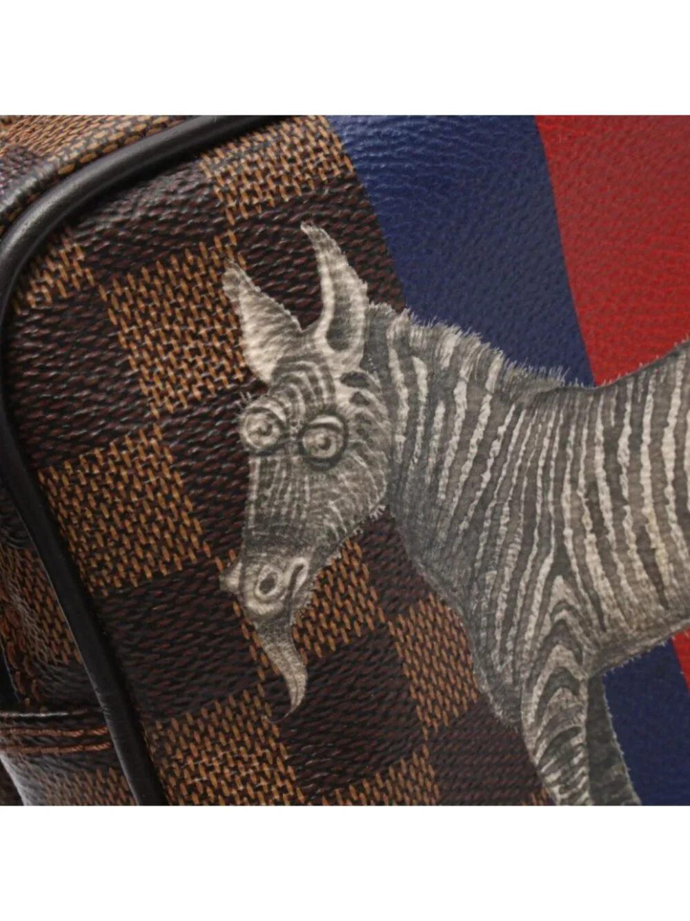 Louis Vuitton Shoulder Bag Amazon Damier Savanna Chapman Brazza Canvas Leather